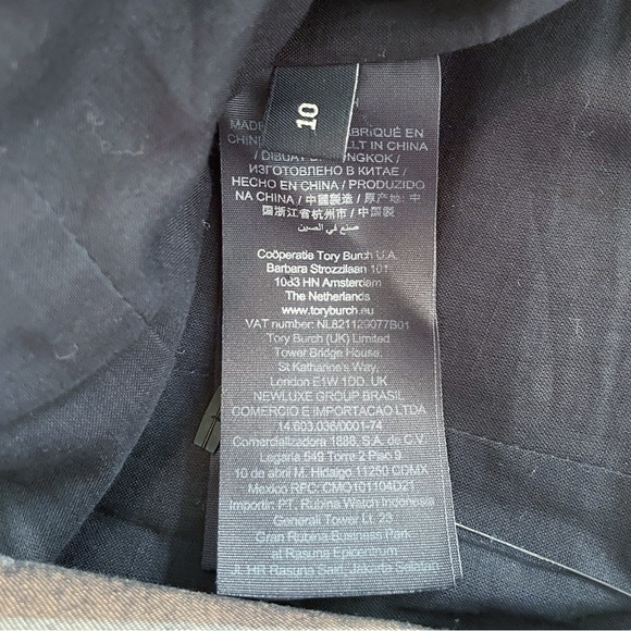 Tory Burch Stripe Wrap One Shoulder Top - Picture 10 of 10